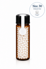 Pre-Filled Homeopathic Globule Vials – 50 Pack | Non-Medicated Blank Globules in Amber Glass