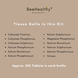 12 Schuessler Cell/Tissue Salts Kit 6X