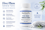 Five Phos Tablets – Traditional Homeopathic Tissue Salt Formula – Daily Nervous System & Mental Fatigue Support – Fast Dissolving Tablets